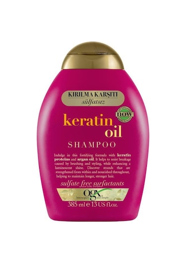 OGX Keratin Oil Sülfatsız Şampuan 385 ML