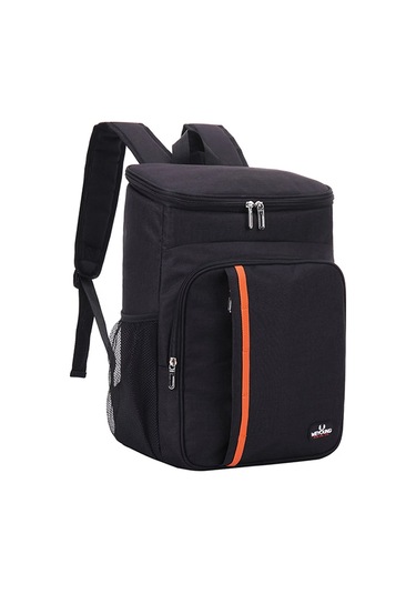 Mufunye Oxford Kumaşlı Çift Omuzlu Soğuk Saklama Çantası, Piknik Ve Seyahat İçin Isı Yalıtımlı, Su Geçirmez, Büyük Hacimli - Lacivert Basit Model Lacivert