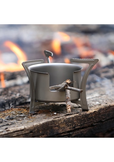 Vkemall Yeni Wst065-1 Saf Titanyum Tek Braketli Odun Yakan Soba Çok Renkli