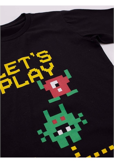 Denokids Mushi Lets Erkek Çocuk T-Shirt Kapri Takım Çok Renkli