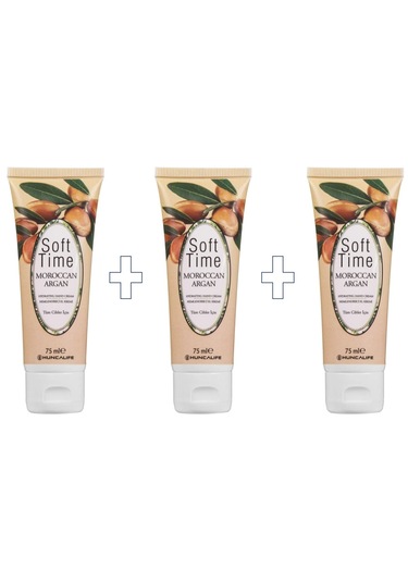 Soft Time Argan Yağlı Gençleştirici 3 Adet El Kremi 75 Ml Argan