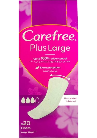 Carefree Günlük Ped Plus Large 20'li