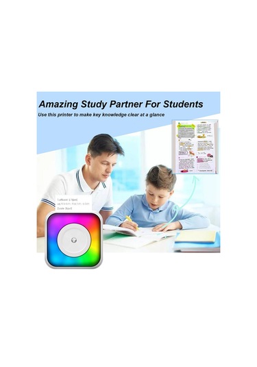 C31 Taşınabilir Kablosuz Bluetooth Termal Etiket Yazıcısı, Baskı Kağıdı Seti Seti