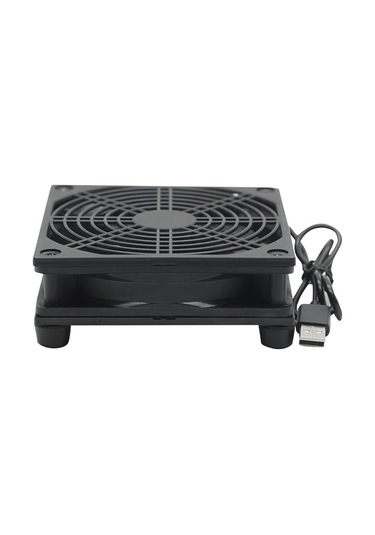 Jms 12 Cm 5 V Usb Güç Kaynağı Tv Set Üstü Kutu Yönlendirici Radyatör Soğutucu Hava Soğutma Fanı