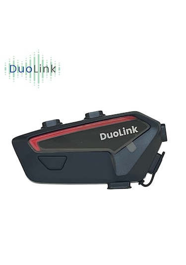 DuoLink X02 İnterkom Bluetooth 6 Kişi Grup Motosiklet Kulaklık Müzik Paylaşımı Kask Intercom Sesli Yanıt