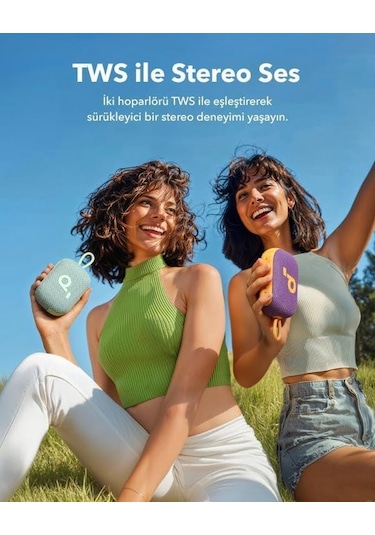 Anker Soundcore Select 4 Go Kablosuz Bluetooth Hoparlör - Mor