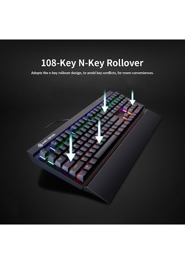 Carrier Magic Refiner Mk15 Oyun Mekanik Klavyesi 108 Tuş N Tuş