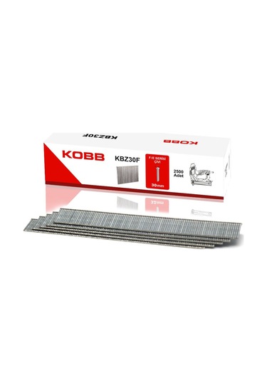 Kobb Kbz30f 30mm 2500 Adet F/e/j/8 Serisi Ağır Hizmet Tipi Kesik Başlı Çivi