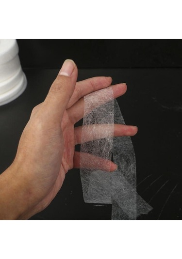 64 Metre Siyah Beyaz Çift Taraflı Tela Yapışkanlı Kumaş Elbise Ütü Hem Bant Tela Web Dıy Dikiş Aksesuarları Lxy 1.2