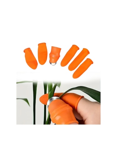 5 Parça Pratik Parmak Koruyucu 1 Parça Baş Parmak Bıçaklı Eldiven Diğer