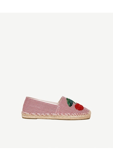 Yargıcı Boncuk İşlemeli Espadril 26ykay4032x 016 Bordo