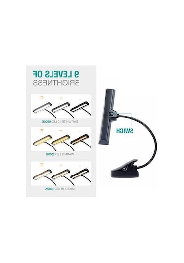 Ulzyvf Şarj Edilebilir 19 Led Müzik Lambası - 3 Renk Ve Parlaklık Ayarı Diğer