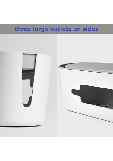 Besthome1 Kablo Düzenleyici - Çoklu Prizli, Usb Geçişli, Ev-ofis Kablo Saklama