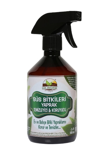 Dr.Worm Yaprak Temizleyici & Koruyucu Kullanıma Hazır Sprey500 ML