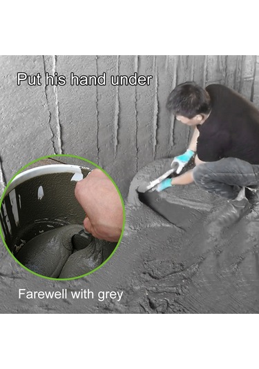Moveevo Paslanmaz Çelik Harç Spatula, Ergonomik Kollü, 325mm Geniş, Çimento Ve Mortar İçin Dayanıklı Tuvalet Aracı