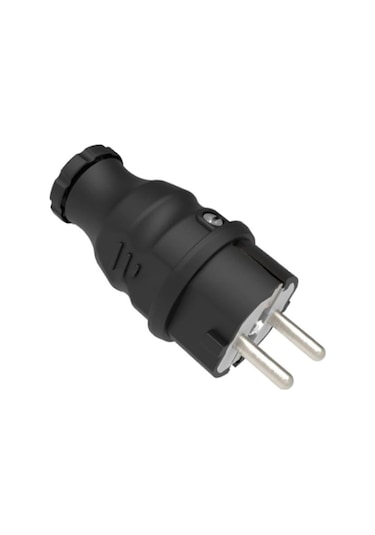 Monofaze 16ah Düz Kauçuk Fiş