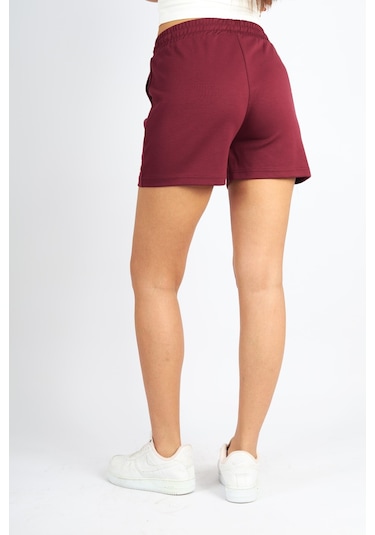 Soft&Basic Bordo Modal Rahat Kumaş Şort Bordo