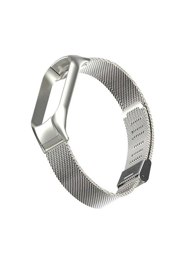 Xiaomi Mi Band 6 Uyumlu Krd-06 Metal Prl Kordon Siyah