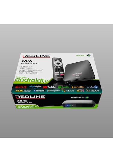 Redline RV5 16 GB Lisanslı Android 11 TV Box