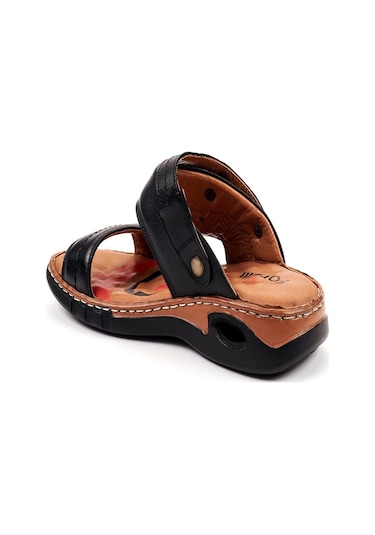 Forelli 40507 Erkek Terlik - Siyah-siyah Siyah