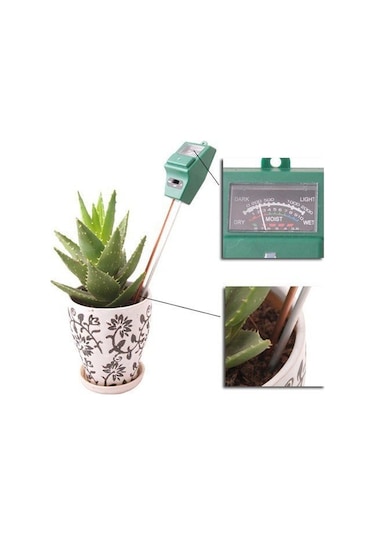 Aek-Tech Toprak Nem Ph ve Işık Ölçer 3'Ü Bir  Arada