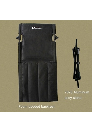 Novahub Serin Kamp C-y006 Katlanır Plaj Sandalye Açık Mekan Kampı Geri Yastık Alüminyum, Vahşi Boş Zamanlı Sandalye Ordu Yeşili Diğer Çok Renkli