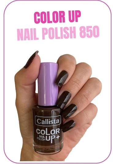 Callista Color Up Nail Polish Oje 850 Mad Mud - Kahverengi