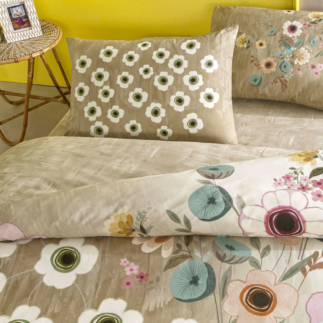 Taç Blyss Ranforce Tek Kişilik Nevresim Takımı Bej 000000001000051124 Bej