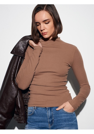 Dilvin 31433 Dik Yaka Top-vizon-11646 Vizon
