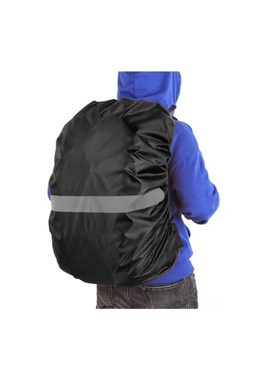 Padalink Gece Güvenliği Sağlayan Yansıtıcı Şeritli Su Geçirmez Sırt Çantası Kılıfı, Koşu, Kamp, Dağcılık İçin Çok Renkli