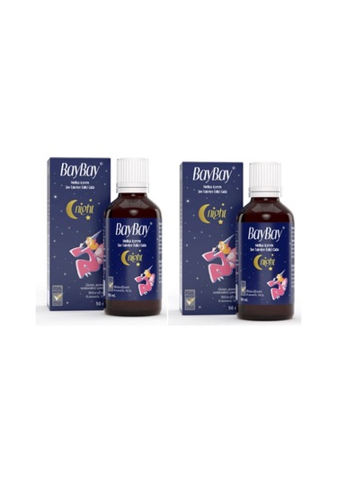 Baybay Night Bitkisel Damla 2 x 50 ML