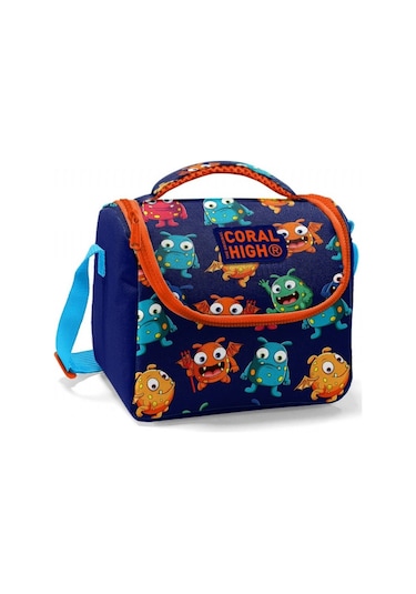 Coral High Lacivert Turuncu Sevimli Canavarlar Erkek Çocuk Beslen