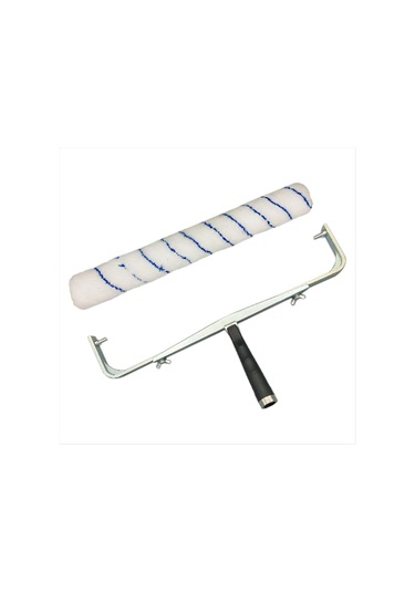 Xurunkeji 18 İnç Boya Rulosu Fırçası Alüminyum Alaşımlı Rulo Çerçeve Boyama Saplı Alet Duvar Dekoratif Ev Alet Desteği