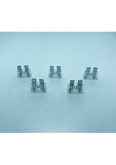 5 Adet 25 Amper Gri Standart Bıçak Sigorta 25a