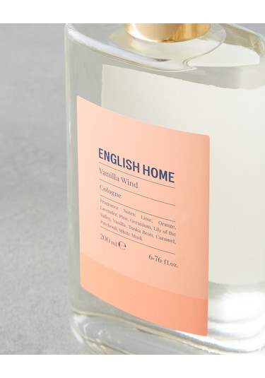 English Home English Home Vanilla Wind Kolonya 200 Ml Şeffaf