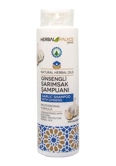 Herbal Palace Ginsengli Sarımsak Şampuanı Kokusuz 400 ml