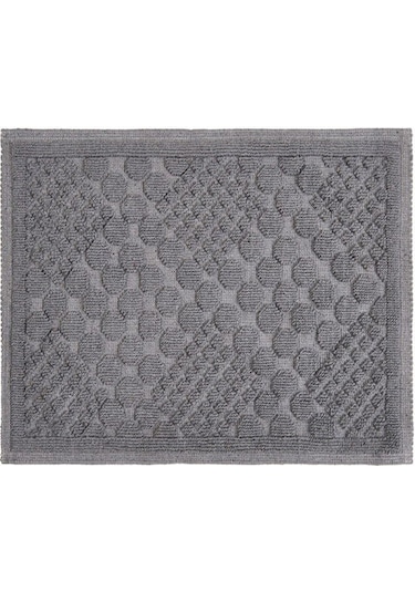 Evidea Soft Kağan 2'li Banyo Paspası - Gri - 60x100 Cm + 50x60 Cm Gri