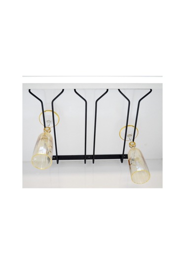 Siyah 3 Bölmeli V Bardaklık Kadehlik