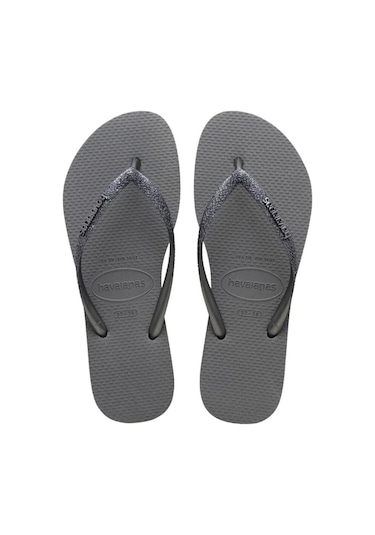 Havaianas Slim Glitter Iı Greygraphite Gümüş Kadın Terlik Gri