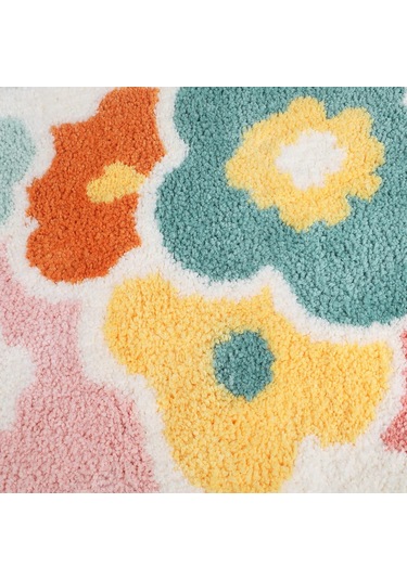 Kangvka Yumuşak Fluffy Banyo Halısı - Yüksek Emici, Kaymazsız, Makine Yıkama Uygun, 40x60 Cm Keçiboynuzu Benzeri Diğer