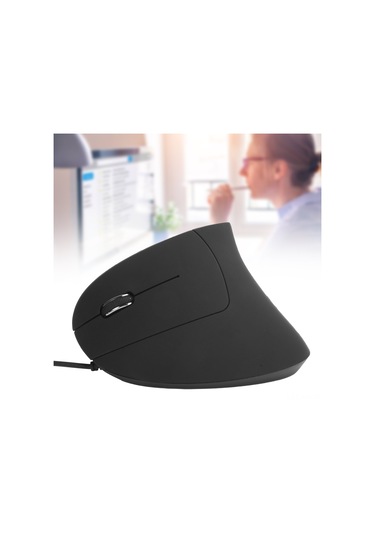 Ximistore9 Sol El Kullanıcılara Özel Dikey Ergonomik Optik Mouse - 3 Seviye Dpı, Usb Kablolu, Enerji Tasarruflu, Windows/linux Uyumlu