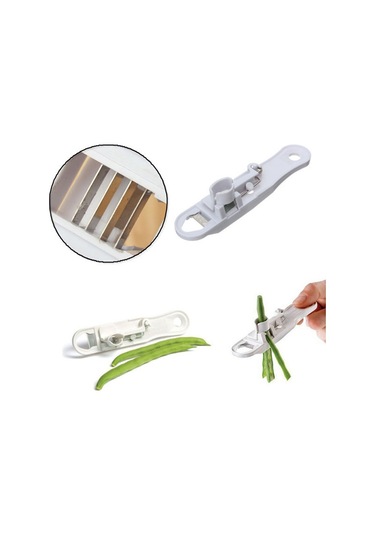 4'lü Fransız Yeşil Fasulye Bıçağı Seti Çok Amaçlı Sebze Doğrayıcı Diğer