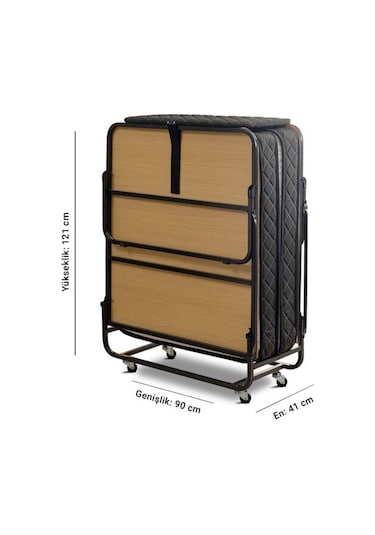 Niron Xl Katlanır Yatak 90x200 Portatif Yatak Ve Karyola