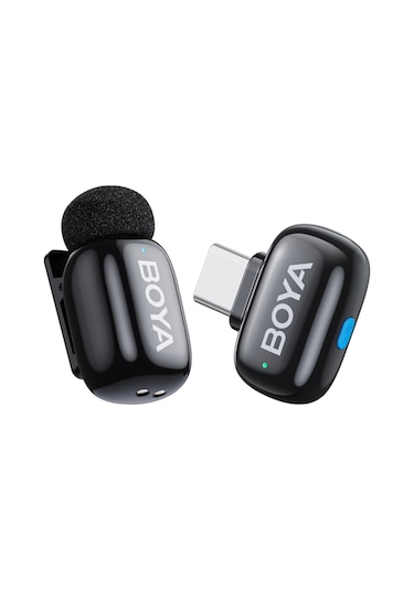 Boya Mini-17 1tx+1rx Android/tablet/pc İçin Gürültü Engelleyicili Kablosuz Yaka Mikrofonu Type-c