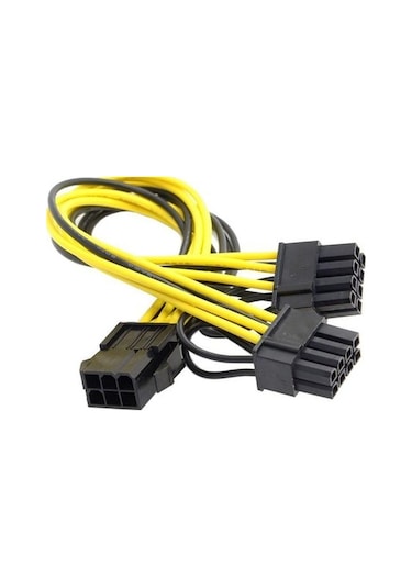 Ancheyn Pci E 8 Pin 6+2 2x Pci-e Ekran Kartı Power Çoklayıcı Kablosu 4302