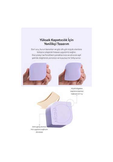 Yenilikçi Tasarımıyla Islak Ve Kuru Kullanılabilen Makyaj Süngeri Layering Fit Puff