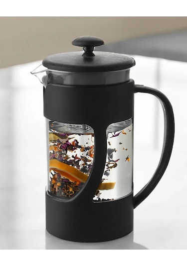 French Press Bitki Çayı & Kahve Demliği 350 Ml Ölçek Kaşıklı Renkli
