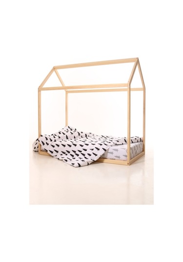 Markaawm Markaawm Montessori Çocuk Yatak Doğal Çam 90X190 Karyola Deniz