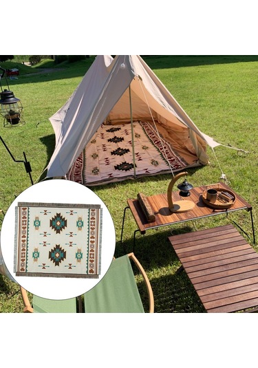 Dolıty Müzik Festivali Ailesi Için Piknik 35,4x82,7-inç Sucre Çok Renkli