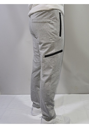 Jump Erkek Slim Fit Pamuklu 2 İplik Eşofman Altı Melanj Gri Jump Erkek Slim Fit Pamuklu 2 İplik Eşofman Altı Melanj Gri